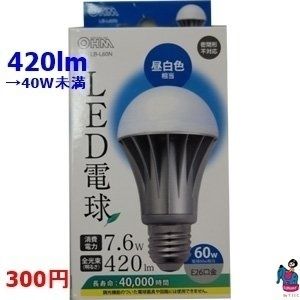 LED電球（昼白色）