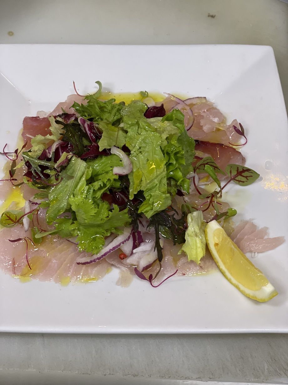 鮮魚のカルパッチョ