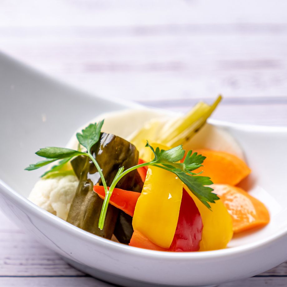 ６種野菜の自家製ピクルス