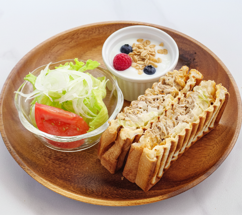 ツナチーズメルトホットサンドセット