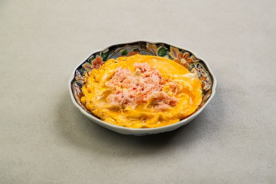 ずわい蟹かに玉