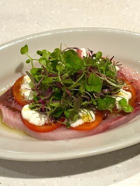 鯵のカルパッチョ