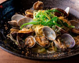 あさりと京都九条ネギのアーリオオーリオ