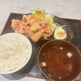 炎や自家製からあげ定食
