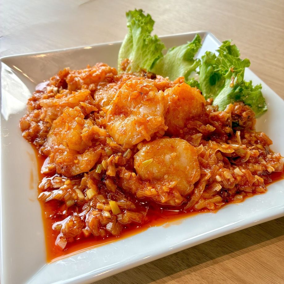 ぷりぷり海老のチリソース煮（1580）