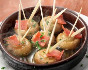 マッシュルームのスペイン焼き