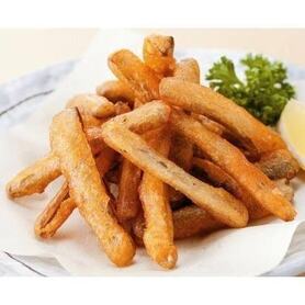 ヒマラヤ岩塩のごぼうの唐揚げ