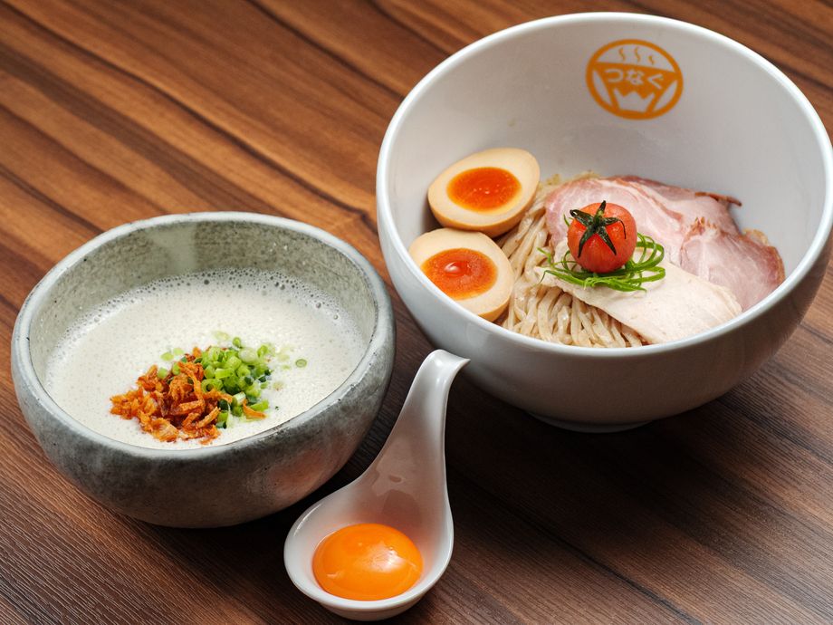 13時〜数量限定•味玉ふわわ塩つけ麺