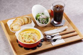 ミネストローネぐるぐるグラタンセット(サラダ・ドリンク付き)