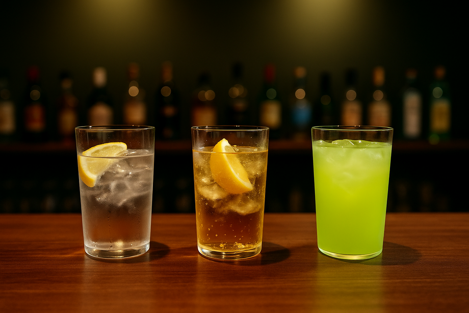 【まずはこちらを注文】2時間制：ライト飲み放題  ※角ハイボール、レモンサワー、お茶割りのみ