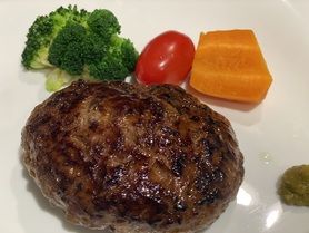 ㊙️エゾシカ(ジビエ)ハンバーグ(ライス付き)