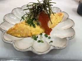 鮭といくらの和だしオムレツ