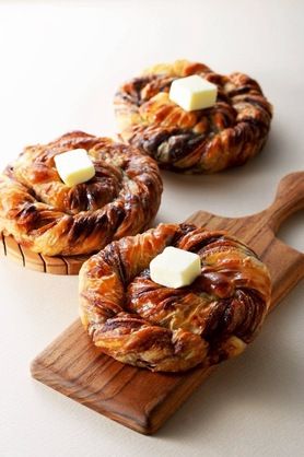 クロワッサンベーグル（塩あんバター）