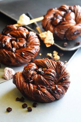 クロワッサンベーグル（ブロークンチョコレート）