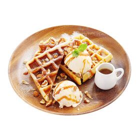 焼きたてキャラメルナッツワッフル		