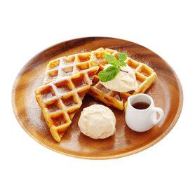 焼きたてワッフル(メープル)