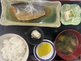国産サバ味噌煮定食