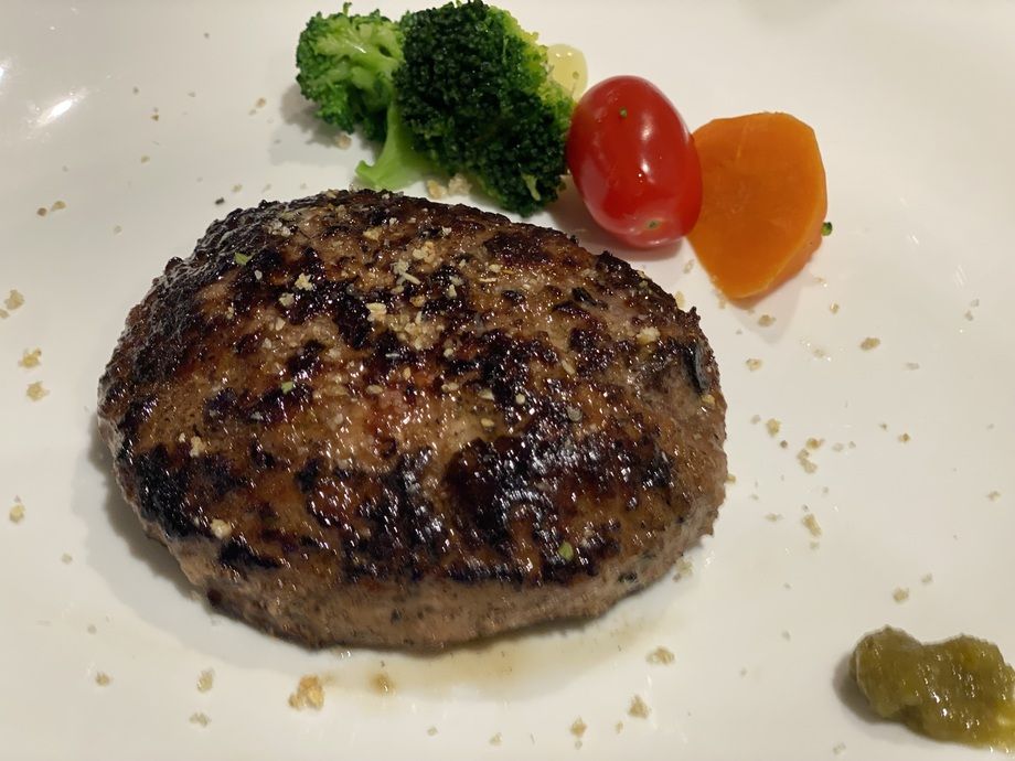 🉐厳選和牛100%ハンバーグ(ライス付き)（2450）