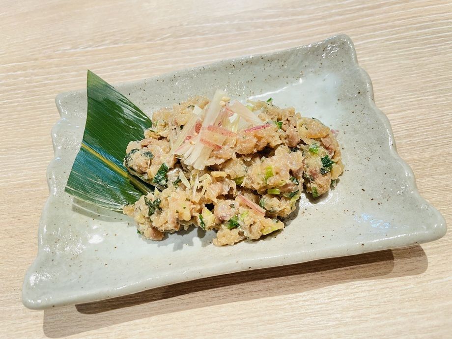 ✨new✨自慢の逸品‼︎鯵のなめろう🐟