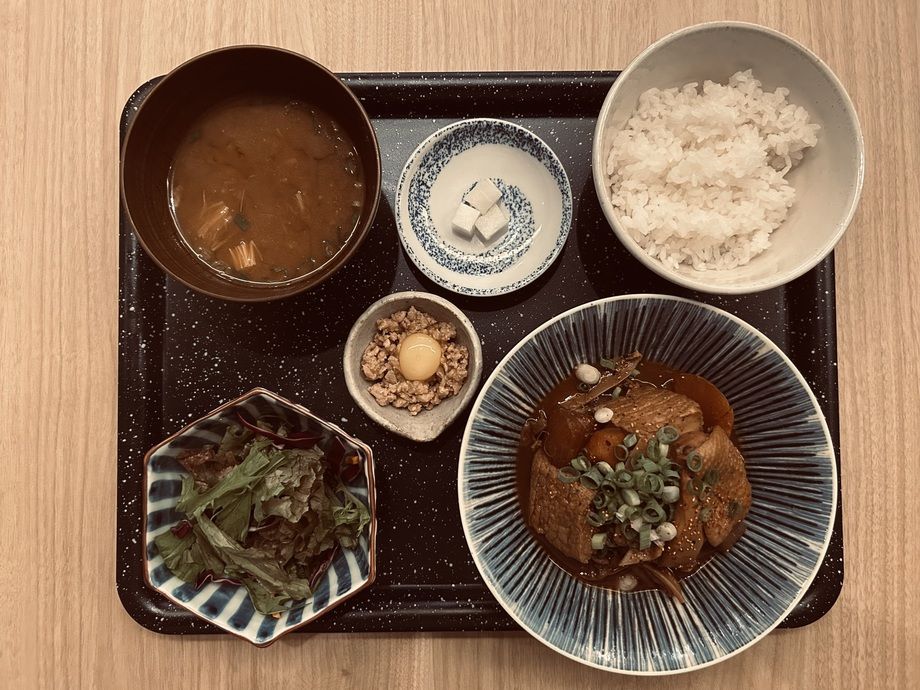 鶏の土手煮御膳（1350）