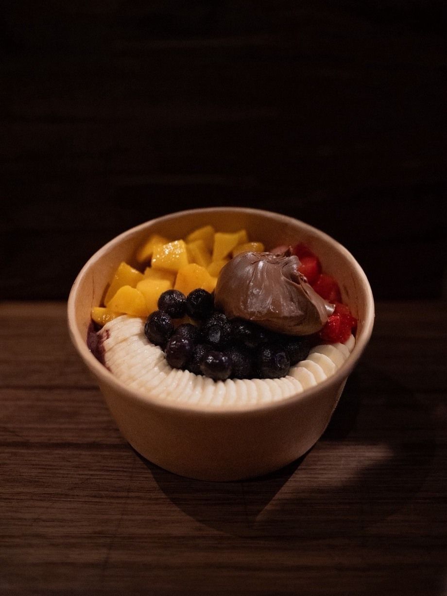  アサイーボール with nutella