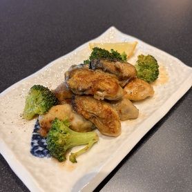牡蠣のバター焼き　