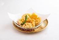 レンコン天からすみ風味