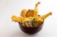 上海鮮穴子天丼