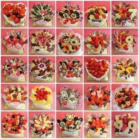 ６月にお作りしたデコレーションケーキの一部♪(*^▽^*)