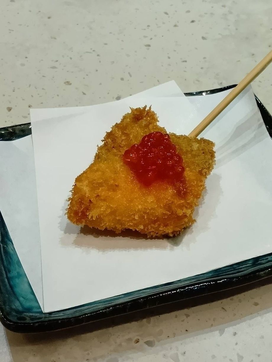 【串揚げ】鮭 いくら