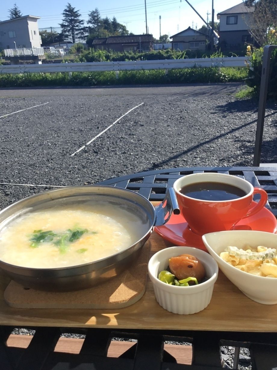 MORNING 中華風卵粥　(お好きなドリンク付き)