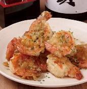 鉄板焼きガーリックシュリンプ