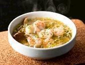 エビときのこのアヒージョ