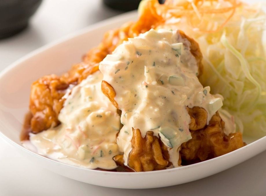 桷志田黒酢南蛮定食