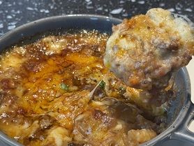 マッシュポテトとビーフシチューのチーズグラタン