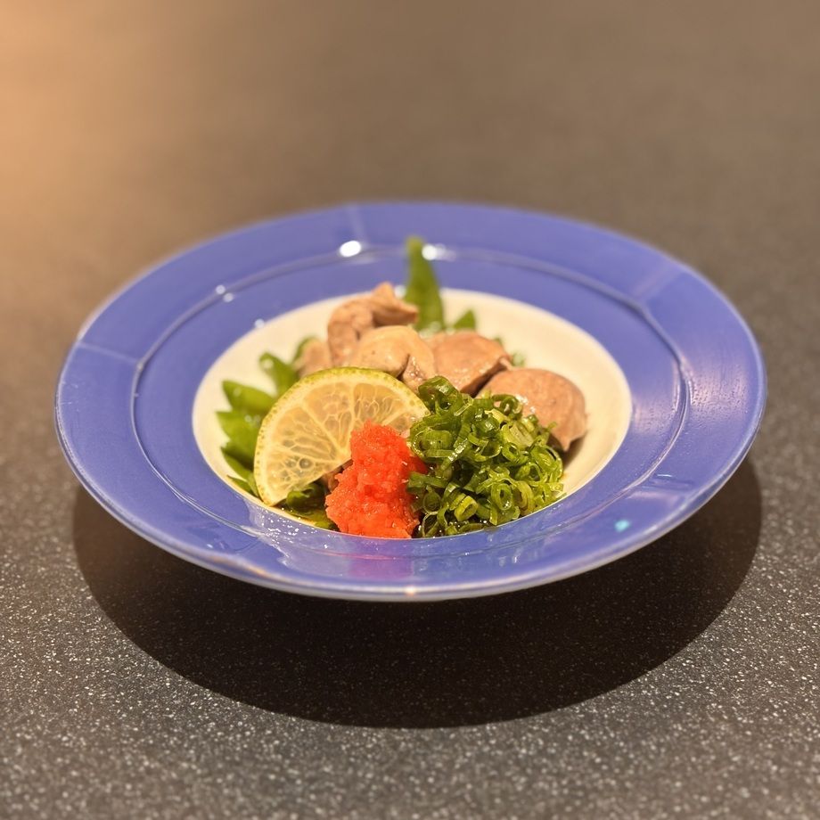 穴子の肝ポン酢