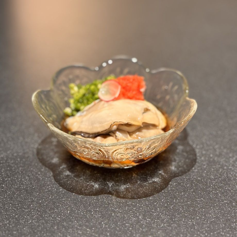 生牡蠣ポン酢(季節メニュー)