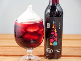 ハスカップリキュールフロート※お酒です