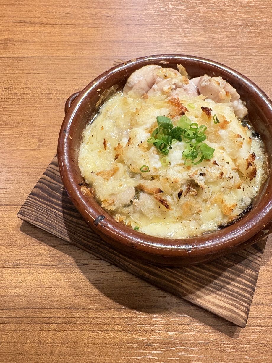 牡蠣白子グラタン