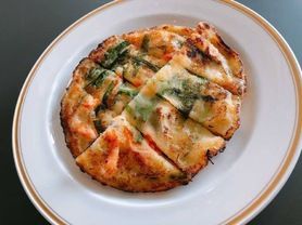 たっぷりニラチヂミ