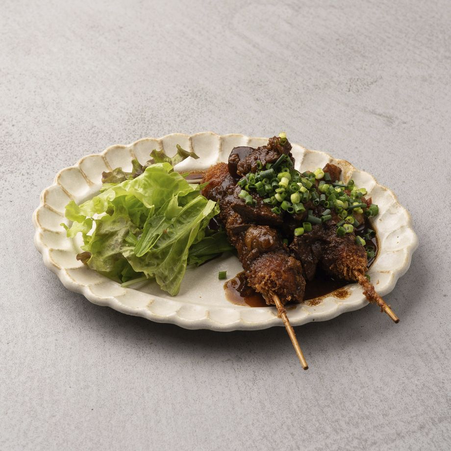 牛すじ八丁味噌ダレ　どてみそ串かつ（2本）