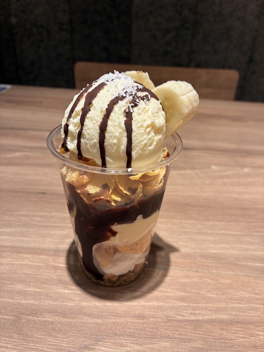 チョコバナナパフェ