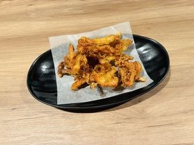 燻製イカの天ぷら