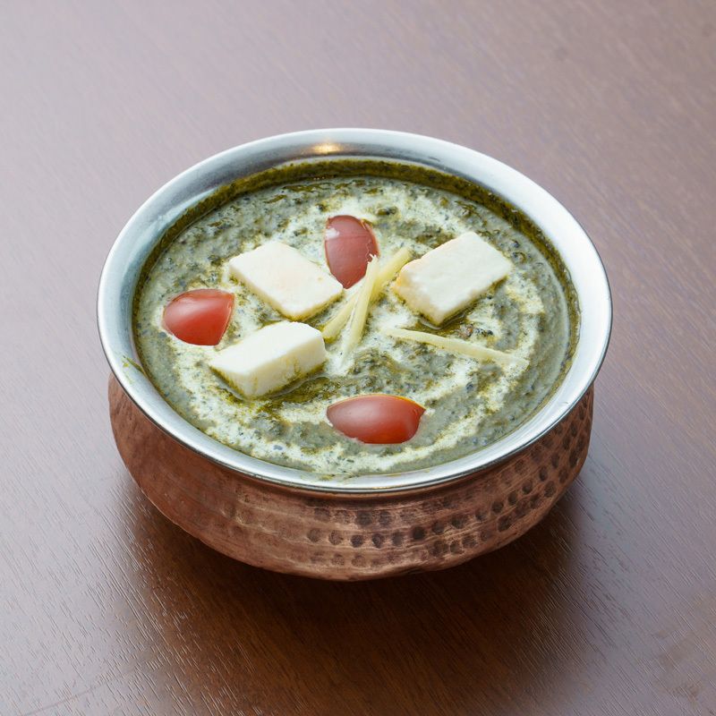 サグパニエルカレー（Sag Paneer Curry）