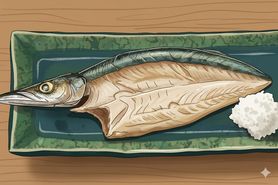 灰干しカマス定食