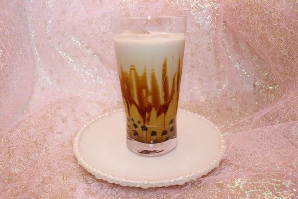 もちっと甘い、幸せの一口！紅茶タピオカ