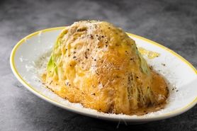 食べずにはいられない チーズde焼きキャベツ Irresistible Grilled Cabbage with Cheese　