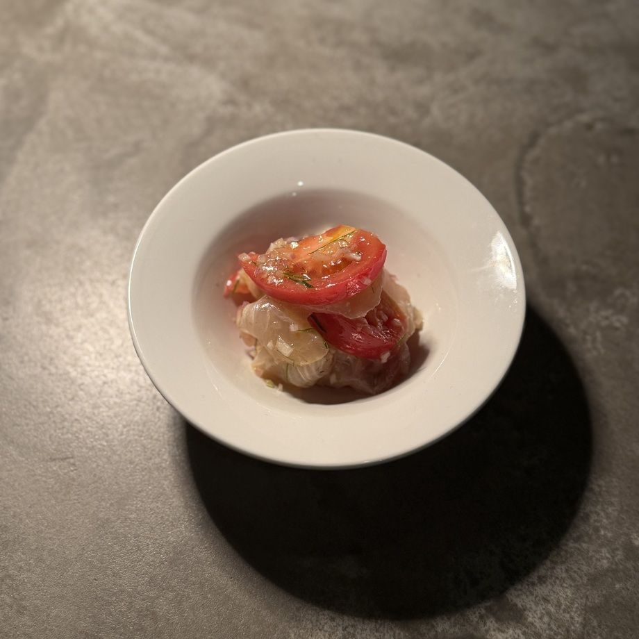 ⭐︎真鯛の昆布締めとトマトのカルパッチョ