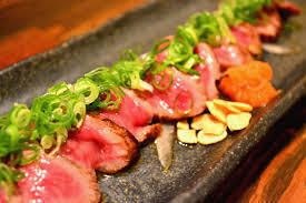 黒毛和牛のたたき（980円）