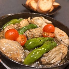 牡蠣の和風アヒージョ